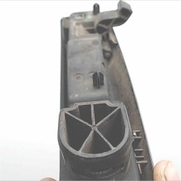 A739 Maniglia esterna portiera anteriore destra Fiat Idea 1 serie 350 2003 nera 