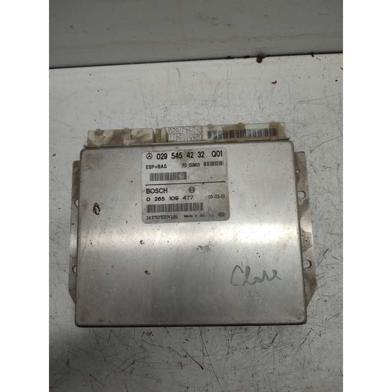 0295454232 CENTRALINA ABS ESP ASR FRENI MERCEDES W168 CLASSE A 170 CDI BOSCH 0265109477