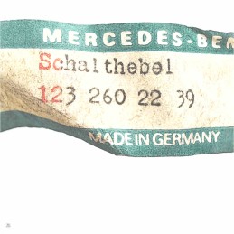 1232602239 Leva pomello cambio Mercedes W123 1976-85 originale Mercedes