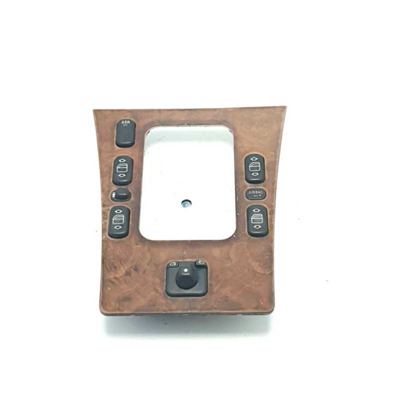Cover modanatura plancia centrale radica comandi alzavetri Mercedes W210 classe E 1996-02 Cover modanatura plancia centrale radica comandi alzavetri Mercedes W210 classe E 1996-02