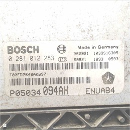 P05034094AH Centralina modulo di controllo motore ECU Chrysler Pt Cruiser 2.2 CRD 110Kw 2008 5 marce