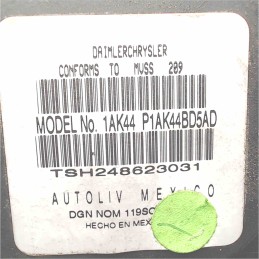 6063407003 Cintura di sicurezza anteriore destro Chrysler Pt Cruiser 2.2 CRD 110Kw 2008 5 marce
