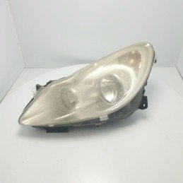 13186381 faro fanale proiettore anteriore sinistro Opel Corsa D 2006-11 Valeo da lucidare