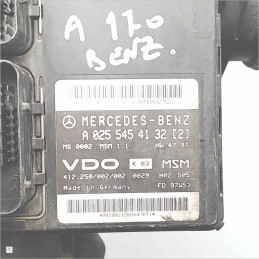 A0255454132 Centralina modulo ECU motore Mercedes classe A170  W168 1997-04
