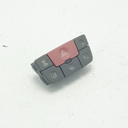 735357114 pulsanti interruttori comandi emergenza 4 frecce city Fiat Panda 2° serie 169 2003-13 8pin