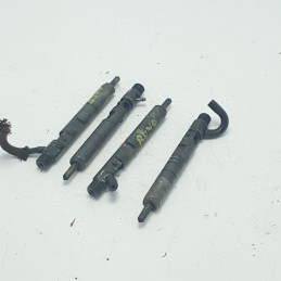 8200365186 kit 4 iniettori iniezione diesel Renault Clio 2001-10 1.5 DCI Delphi 