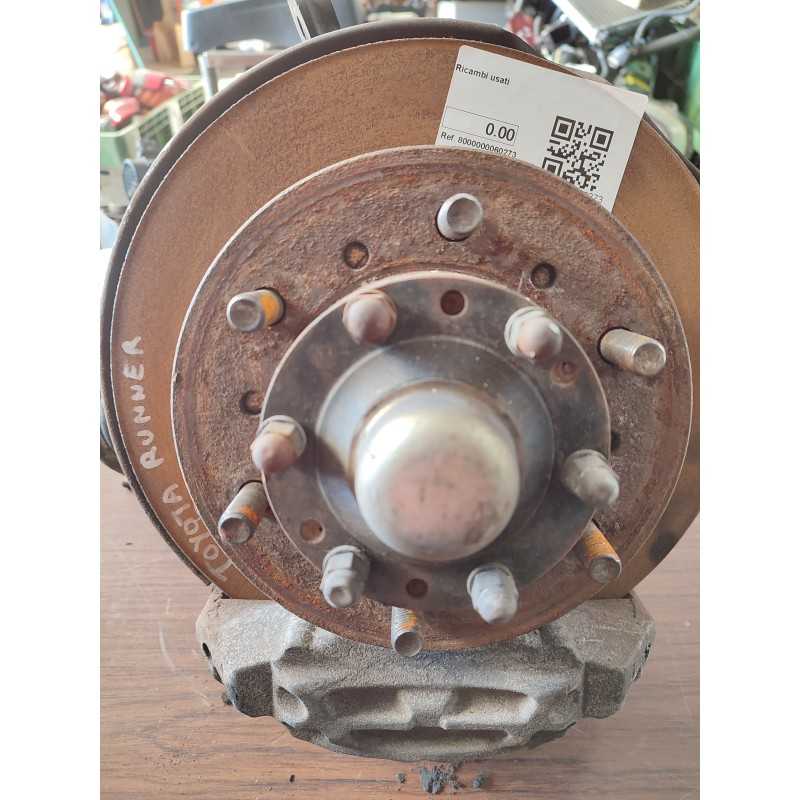 Mozzo-Fusello completo di pinza e semiasse anteriore sx Toyota Runner pos A0