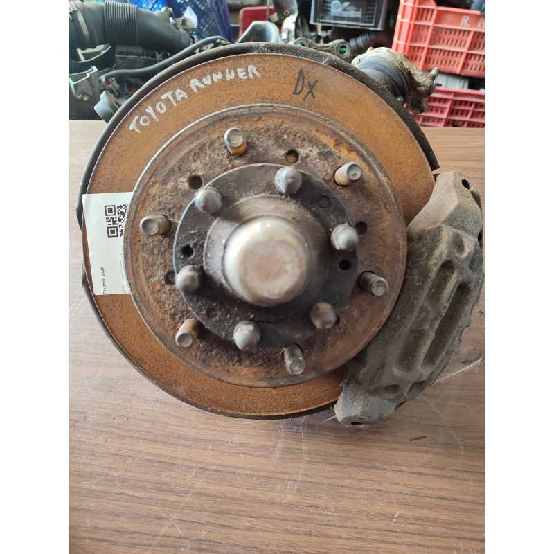 Mozzo-Fusello completo di pinza e semiasse anteriore destro Toyota Runner pos A0