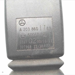 A2038601769 Pretensionatore cintura di sicurezza posteriore sinistro Mercedes classe C W203 W209 CLK 2002-10