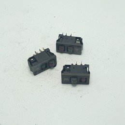 Set 3 pulsanti interruttori Fiat Ritmo 1° serie 1978-82 sbrinalunotto luci fari 4 frecce 