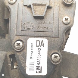 93335443 Pedale potenziometro acceleratore Opel Meriva A 2003-10 6PV008110-02