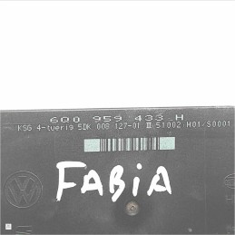 6Q0959433H Centralina ECU Comfort chiusure Skoda Fabia 2001-09 5DK008127-01
