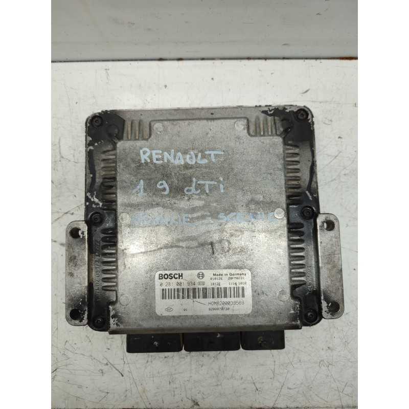8200039569 CENTRALINA MOTORE RENAULT MEGANE SCENIC 1.9 DCI BOSCH 0281001934