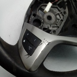 07356264180 Volante sterzo in gomma nero con comandi Lancia Ypsilon 2018 graffi cover