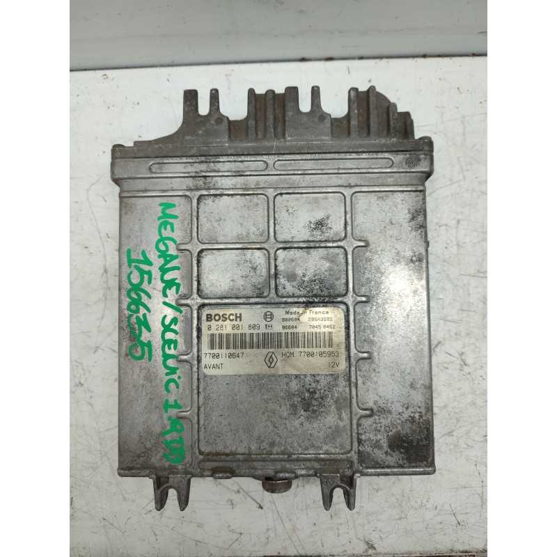 CENTRALINA MOTORE RENAULT MEGANE SCENIC 1.9 DTI 1997 BOSCH 0281001809 7700110647 7700105953