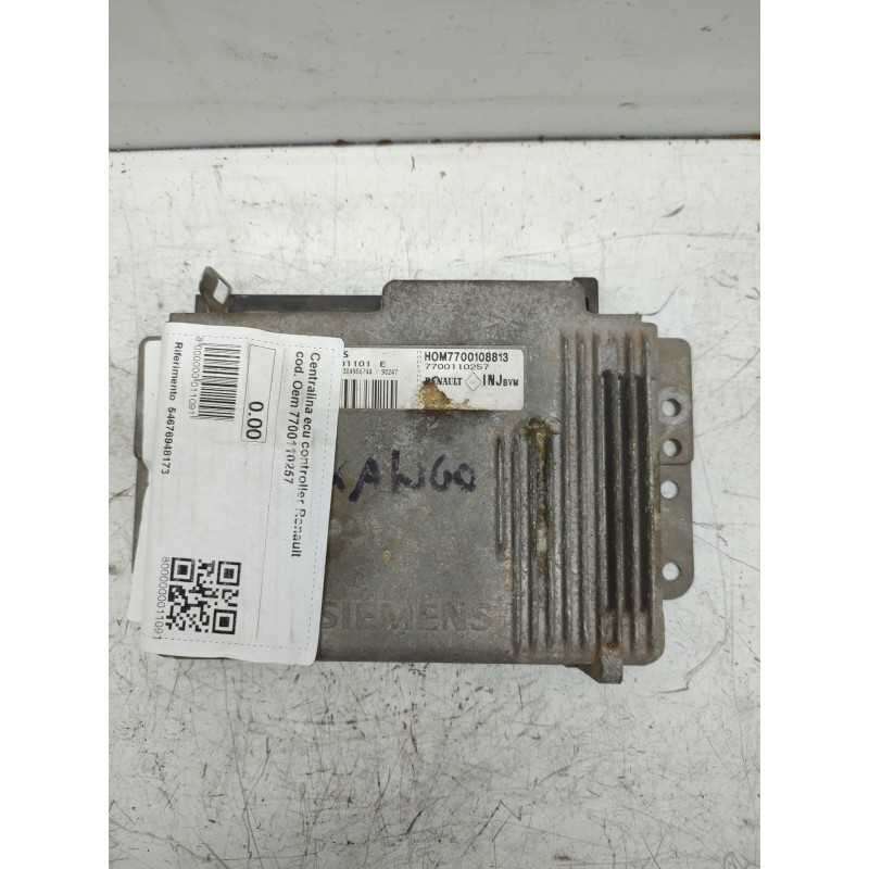 CENTRALINA MOTORE RENAULT KANGOO 1.4 BENZINA 1998 SIEMENS 7700108813 7700110257