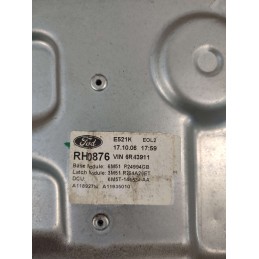 6M51R24994GB Meccanismo cremagliera alzavetro alzacristalli post dx Ford C-MAX 2007