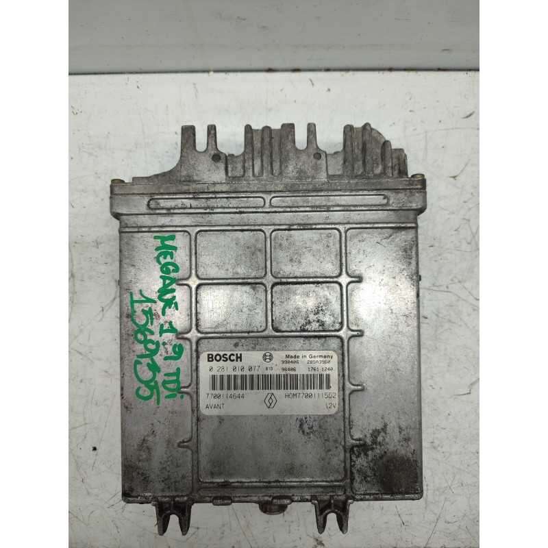 7700114644 CENTRALINA MOTORE RENAULT MEGANE SCENIC 1.9 DTI BOSCH 0281010077