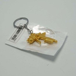 Portachiave in metallo colorato oro airless spruzzatore aerografo carrozziere sportivo e performante 