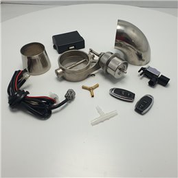 Kit valvola di scarico elettronica chiusura del tubo con telecomando wireless elaborazione auto tuning 