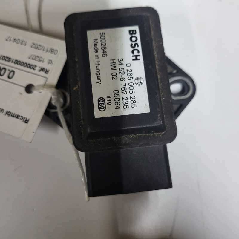 Sensore ESP imbardata 34.52-6762235 Bmw E60 E61 E63 E64 E65 E66 E83 E53 serie 5 6 7 X3 X5 Bosch 0265005285 Sensore ESP imbardata 34.52-6762235 Bmw E60 E61 E63 E64 E65 E66 E83 E53 serie 5 6 7 X3 X5 Bosch 0265005285