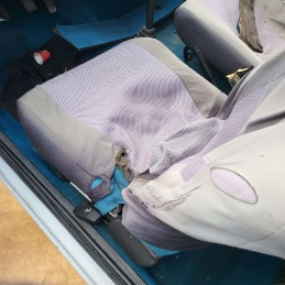Ricambi usati sul piazzale Fiat Panda