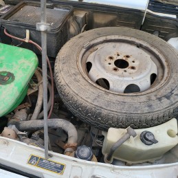 Ricambi usati sul piazzale Fiat Panda