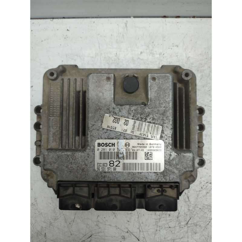 CENTRALINA MOTORE PEUGEOT 206 1.4 HDI BOSCH 0281010707 9653197180 USATA