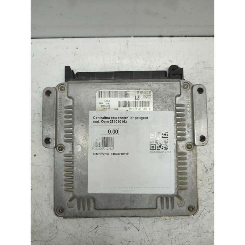 CENTRALINA MOTORE PEUGEOT 306 2.0 HDI 1994 BOSCH 0281010162 9637089680 USATA