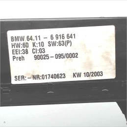 64.11-6916641 Gruppo comando clima a/c riscaldamento BMW serie 5 E39 1995-03