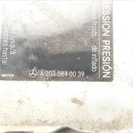 A2035840039 Aletta sportellino serbatoio carburante Mercedes classe C W203 2000-07 GRIGIO