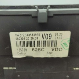 1J5920825C Tachimetro quadro strumenti contachilometri VW Bora 1.9 TDi
