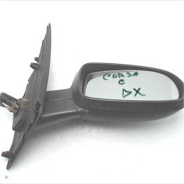 010676 Specchietto retrovisore laterale meccanico destro Opel Corsa C 2000-06 blu