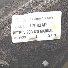 014197 Specchietto retrovisore laterale meccanico sinistro Ford Fiesta V 2002-08 