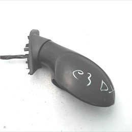 045069 Specchietto retrovisore laterale elettrico destro Citroen C3 I serie 2002-09 3fili nero