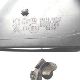 0207156 Specchietto retrovisore laterale elettrico destro Citroen C3 II serie 2009-16 6/5 fili bianco