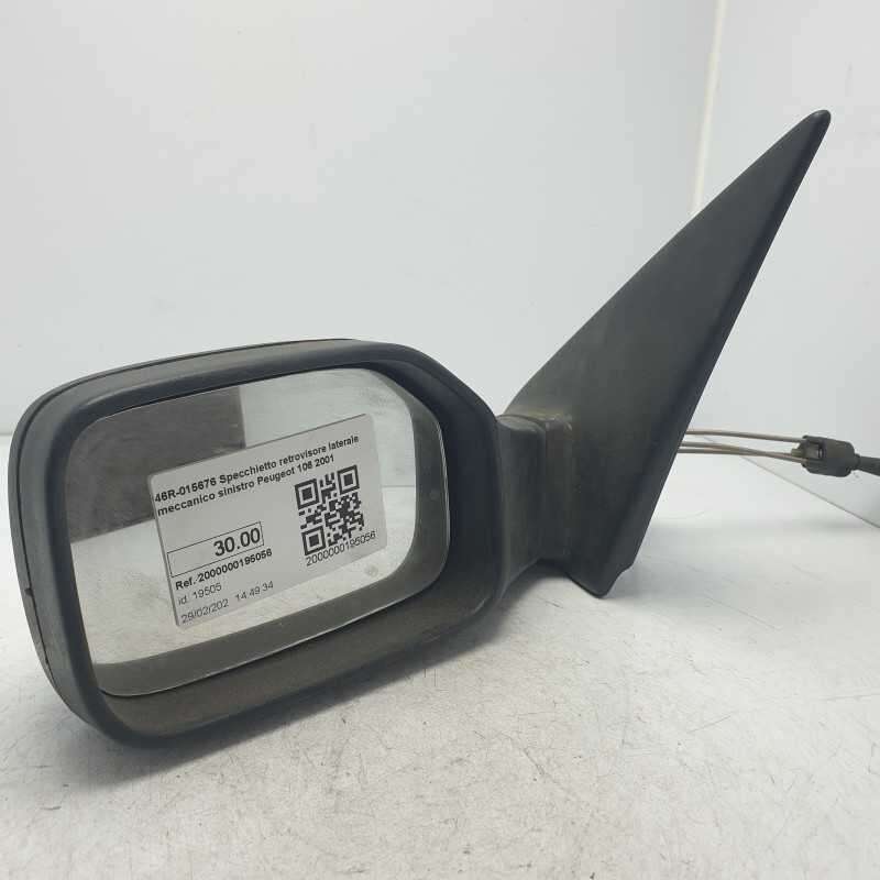 46R-015676 Specchietto retrovisore laterale meccanico sinistro Peugeot 106 2001
