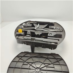 9817224380 scatola attrezzi sollevatore cric martinetto ruota scorta Peugeot 3008 