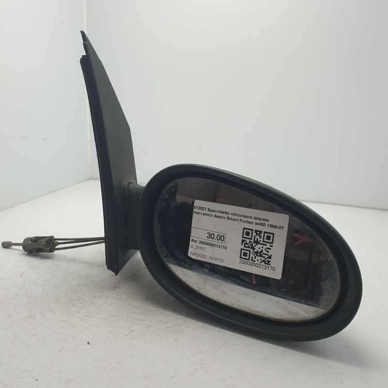012027 Specchietto retrovisore laterale meccanico destro Smart Fortwo w450 1998-07
