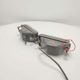 Coppia faretti fendinebbia anteriori Alfa Romeo 33 2° serie 1986-95 giallo sinistro destro ATTENZIONARE FOTO