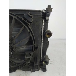 7701054967 Kit radiatore acqua clima a/c elettroventola Renault Megane II serie 2003-10 1.9dci 88kw 120cv 