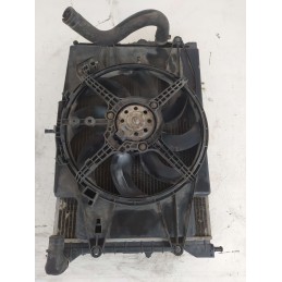 83600010 Kit radiatore acqua clima a/c elettroventola Alfa Romeo 147 937 1.9d 2000-10 
