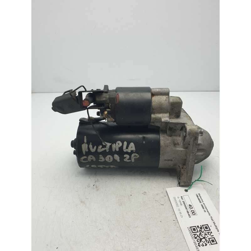 Motorino avviamento Fiat Multipla 186 1.9jtd 186a6000 1998-10