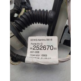 9825267080 cablaggio cavi elettrici portiera Citroen C3 1.5 YH01 2019 anteriore sinistra