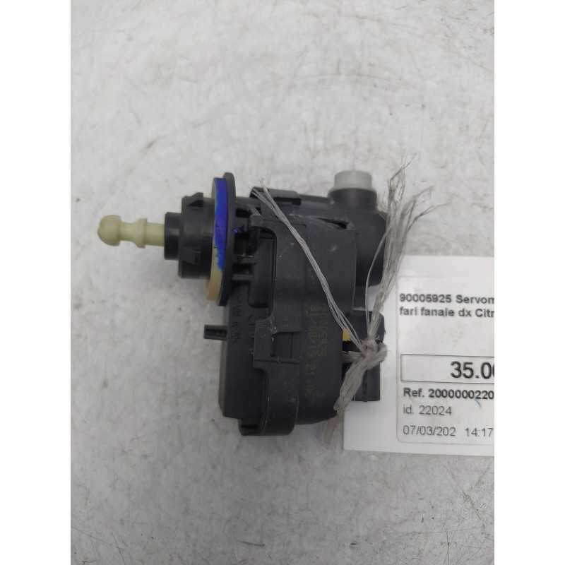 90005925 Servomotore regolazione luci altezza fari fanale dx Citroen C3 1.5 YH01 2019