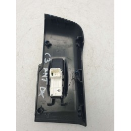 96762292ZD Interruttore pulsante con cover nero lucido alzavetro ant dx Citroen C3 1.5 YH01 2019