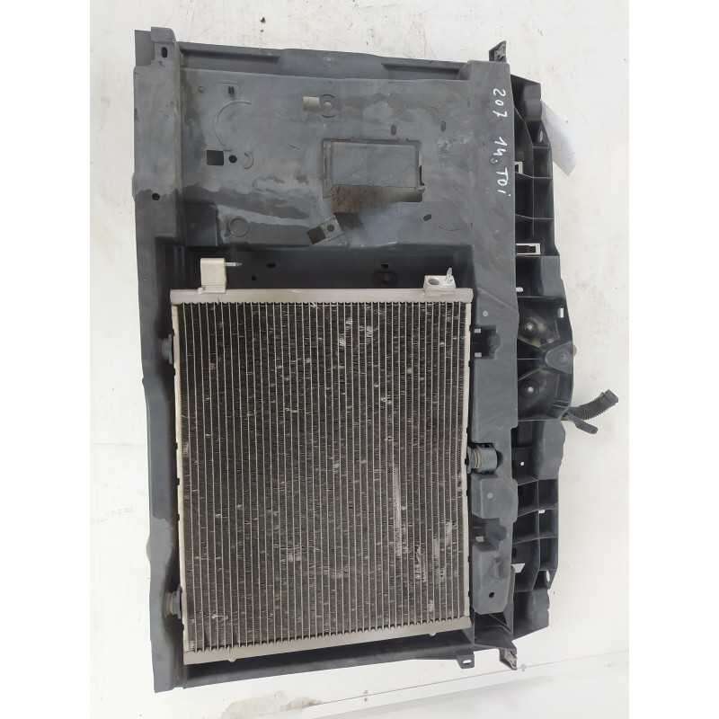9685879180 Ossatura calandra frontale radiatore clima a/c Peugeot 207 1.4benz 8FS 2009