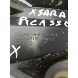 085521116L faro fanale proiettore Citroen Xsara Picasso 2004 anteriore sinistro Depo