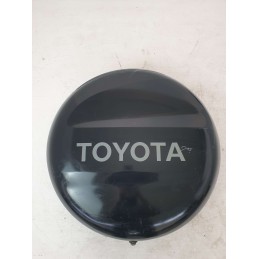 Copertura copriruota di scorta Toyota Rav4 2001-05 rigida colore nero con graffi