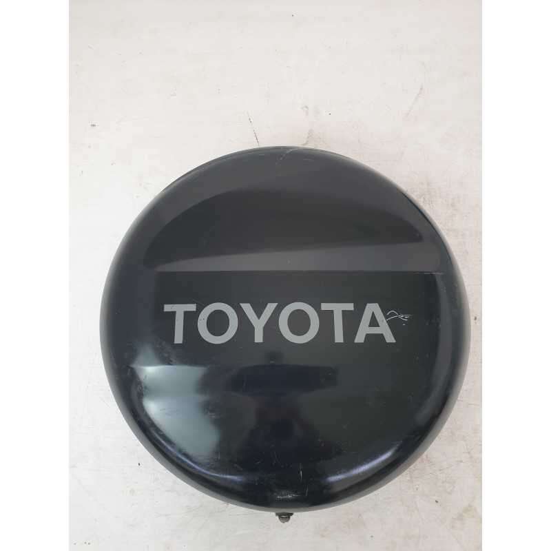 Copertura copriruota di scorta Toyota Rav4 2001-05 rigida colore nero con graffi